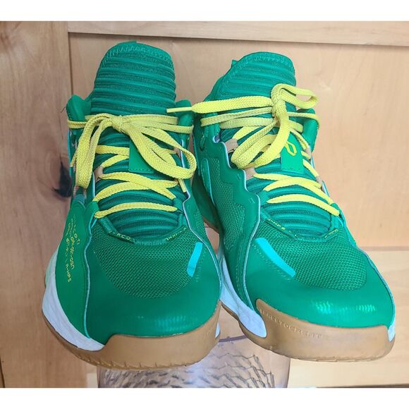 Adidas Dame Ext-Ply US 10.5 Ready Player One Green Basketball Shoes Sneakers - Picture 8 of 10